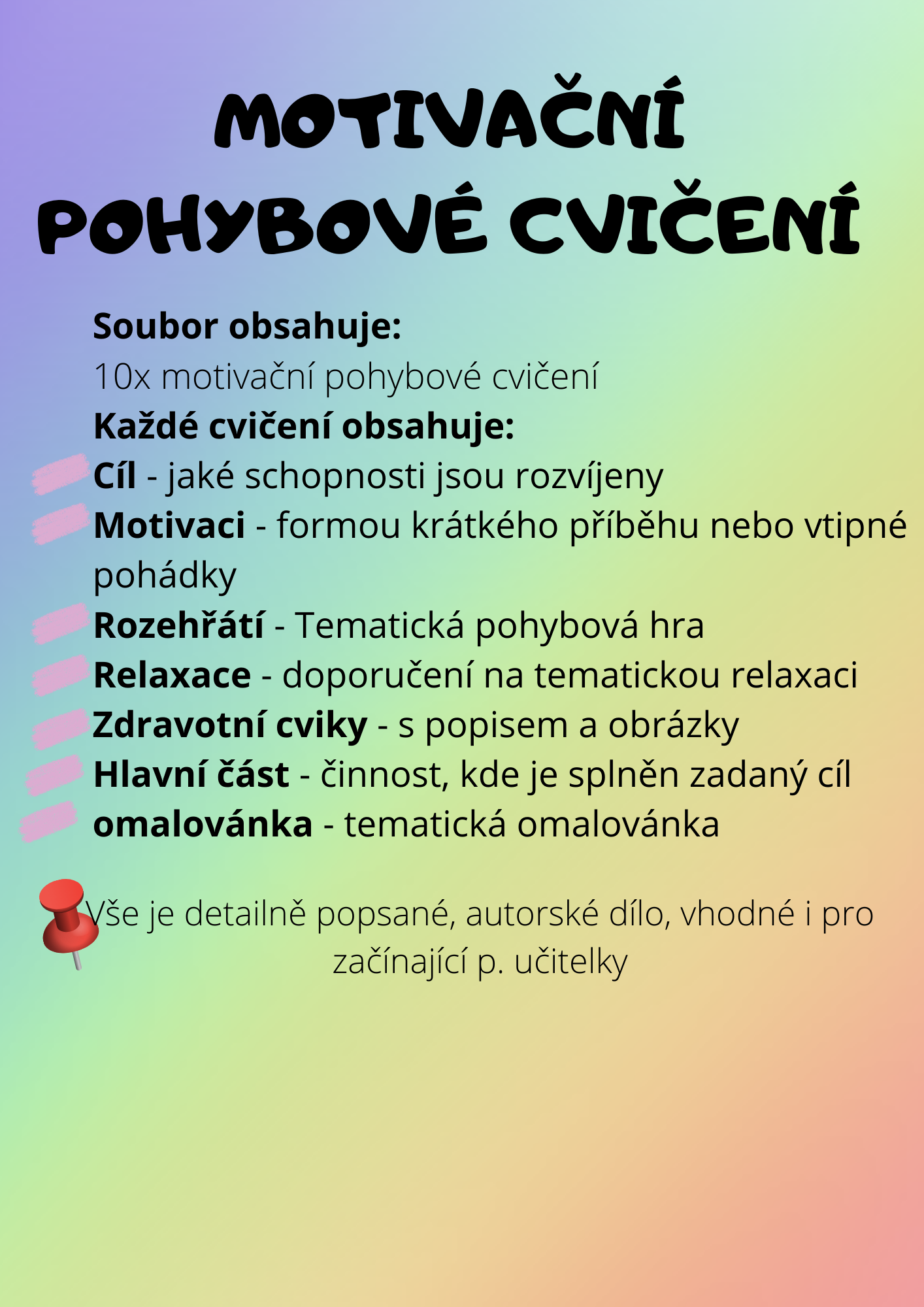 Motivan pohybov cvien | Inspirace (nejen) do kolky